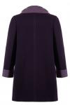 Пальто женское Мадлен темно-фиолетовая К 0191