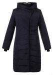 Пальто женское Магда черная плащевка (синтепон 200) С 0297