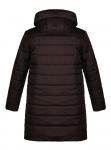 Пальто женское Зарина темно-коричневая плащевка (синтепон 200) С 0123