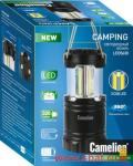 Camelion фонарь кемпинговый LED5630 (3xR6) 3 св/д COB (320lm) крюк/магнит, черный/пластик