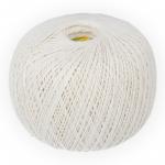 Нитки для вязания 'Лилия' (100% хлопок) 6х75 г/450 м цв.0102/115 молочный С-Пб
