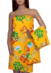 Набор для сауны (платье-юбка+полотенце 80*150 см) цвета в ассортим.