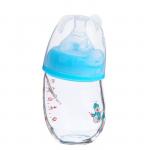 Бутылочка для кормления стеклянная, 150 мл, цвет МИКС