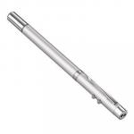 ЧИНГИСХАН Ручка - выдвижная указка, 1 LED + лазер, 3xAG3, пластик, металлический пенал, 18х3,5  см