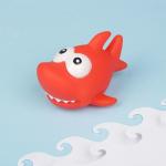 Игрушка для ванны «Акула», с пищалкой, цвет МИКС