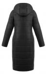 Пальто женское Инджи черная варенка/плащевка М 0250