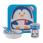 Набор детской посуды Пингвин 5 шт.