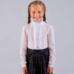 Блуза для девочки Модель 04/5-д (полуприталенный силует)
