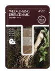 Wild Ginseng Essence Маска тканевая для лица с экстрактом корня дикого женьшеня питательная, 25мл