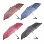 Зонт мужской, полуавтомат, сплав, пластик, полиэстер, длина 55 см, 8 спиц, 4 цвета,3708А