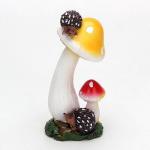 INBLOOM Фигурка садовая " грибы с ежиками", 20х9х9  см, полирезин