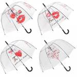 Зонт-трость женский, сплав, пластик, ПВХ, длина 60 см, 8 спиц, 4 дизайна,702A