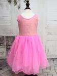 01216 Платье "пайетки" розовый