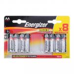 Батарейки Energizer 8 шт. MAX+Power Seal "Alkaline" щелочная, тип AA (LR6), BL