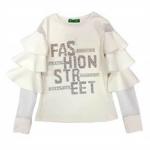 Белая блузка  Fashion street