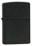 Зажигалка Zippo с покрытием Black Crackle, латунь/сталь, чёрная, матовая, 36x12x56 мм