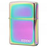 Зажигалка Spectrum Zippo Logo с покрытием Spectrum, латунь/сталь, разноцветная, глянцевая
