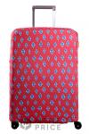 Чехол для чемодана Routemark - Ромбик в красном Art.Lebedev M/L (SP240)