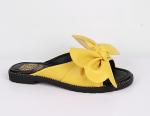 8B013-03-6-8 желтый (Иск.кожа/Иск.кожа) Туфли летние открытые женские