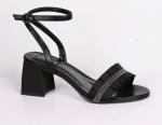 !9B024-03-1-8 черный (Иск.кожа/Иск.кожа) Туфли летние открытые женские