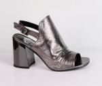 9B139-01-57-8 тем.серебро (Иск.кожа/Иск.кожа) Туфли летние открытые женские