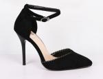 9B181-01-1А-8 черный (Т/Иск.кожа) Туфли женские