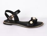 8B064-02-1-8 черный (Иск.кожа/Иск.кожа) Туфли летние открытые женские
