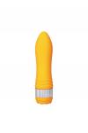 Нереалистичный вибратор Sexus Funny Five, ABS пластик, Оранжевый, 18,5 см