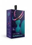 Виброшарики Кегеля с вибро-пультом ду SuperNova, цвет морская волна (INFINITE collection)