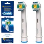 ORAL_B Насадки для электрических зубных щеток 3D White EB18р 2шт