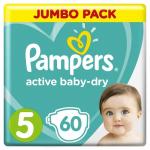 *СПЕЦЦЕНА PAMPERS Подгузники Active Baby-Dry Junior (11-16 кг) Упаковка 60