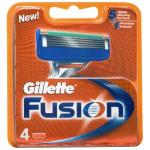 GILLETTE FUSION Сменные кассеты для бритья 4шт.