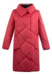 Пальто женское Юсси красная плащевка (синтепон 200) С 0479