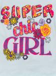 Футболки для девочек "Super chik"