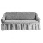 Чехол на диван двухместный, серый