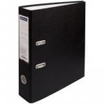 Папка-регистратор OfficeSpace,  70 мм, бумвинил, черная, 270166