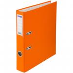 Папка-регистратор OfficeSpace, 50 мм, бумвинил, с карманом на корешке, оранжевая, 270114