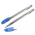Ручка гелевая синяя, 14,9 см, наконечник 0,5 мм, пластик