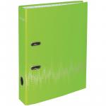 Папка-регистратор Berlingo Neon, 70 мм, ламинированная, неоновая зеленая, AMl70802