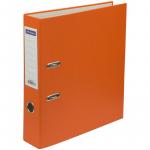Папка-регистратор OfficeSpace, 70 мм, бумвинил, с карманом на корешке, оранжевая, 270119