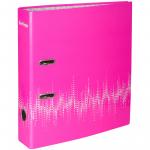 Папка-регистратор Berlingo Neon, 70 мм, ламинированная, неоновая розовая, AMl70813