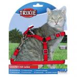 Шлейка для кошек с поводком Premium нейлон Trixie 41891