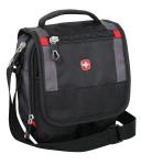Сумка-планшет Wenger Mini Boarding Bag, для документов, черная/серая, 15х5х22 см