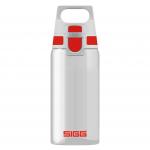 Бутылка Sigg Total Clear One (0,5 литра), бело-красная