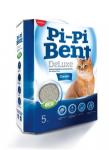 Наполнитель Pi-Pi-Bent 5 кг Deluxe Classic, комующийся для туалета кошек, коробка