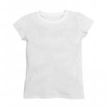 Классическая белая футболка для детей р.26-32