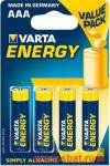 Элемент питания Varta 4103.213.414 Energy LR03/286 BL4