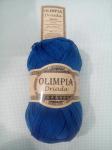 Пряжа для руч.вяз."Olimpia Driada" цв.27 синий (хлопок мерс.100%) 5шт*100г