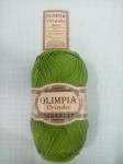 Пряжа для ручного вязания. Olimpia Driada GR93 салатовый (хлопок мерс.100%) 5 шт*100 г