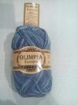 Пряжа для руч.вяз."Olimpia Europa" цв.EM3 мульти-синева (хлопок-50%, акр-50%) 5шт*100г